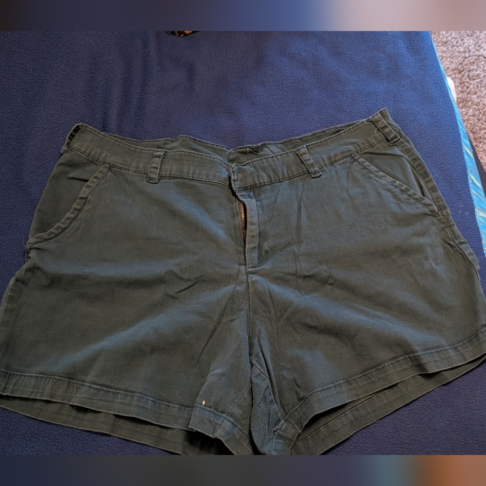 Lane Bryant Classic Women's Dark Blue Casual Shorts